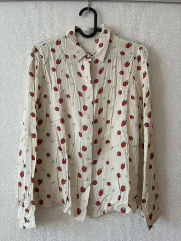 SUGARHILL BOUTIQUE 딸기 무늬 셔츠 UK8