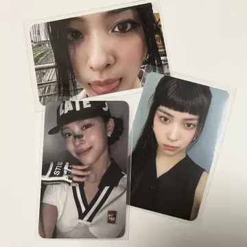 ITZY 류진 GOLD 트레이딩 카드 3장
