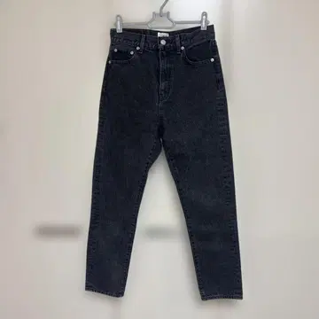 언그리드 블랙 데님 슬림 테이퍼트 24 사이즈