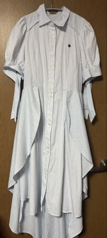 dazzlin POLO BCS 헴 레이어드 셔츠 원피스