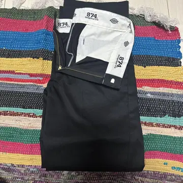 디키즈 874 오리지널 핏 블랙 워크 팬츠 32인치