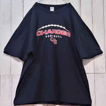RUSSELL 러셀 CHARGER FOOTBALL 티셔츠 XL 블랙