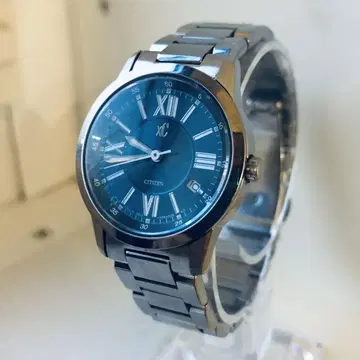 CITIZEN XC 듀라텍트 배터리 새상품 파랑 다이얼 손목시계 쿼츠
