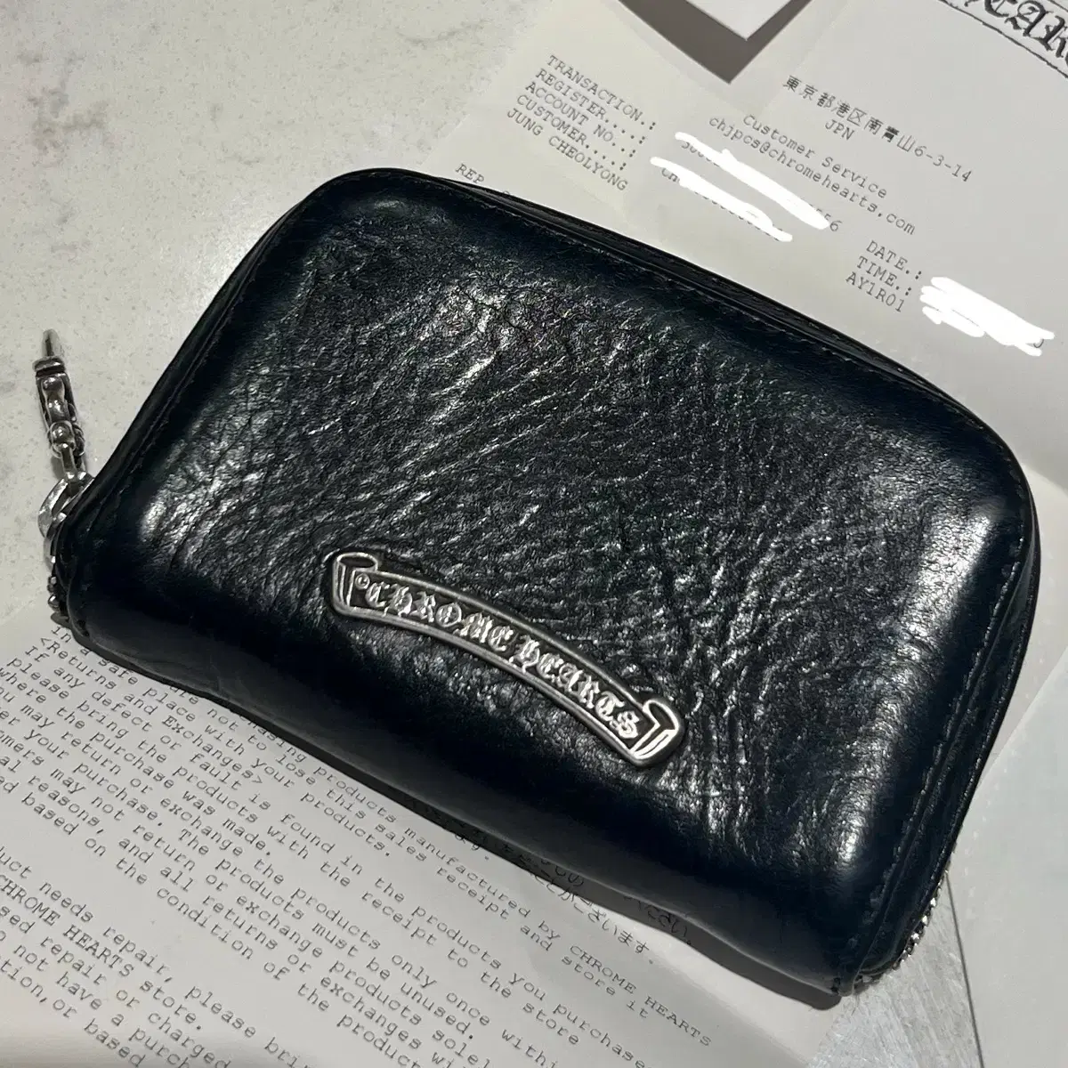CHROME HEARTS | 크롬하츠 Chrome Hearts Dagger Coin Case Card Wallet #크롬하츠팔찌,# 크롬하츠대거,#크롬하츠타이니,#크롬하츠안경 on Bunjang Global Site.