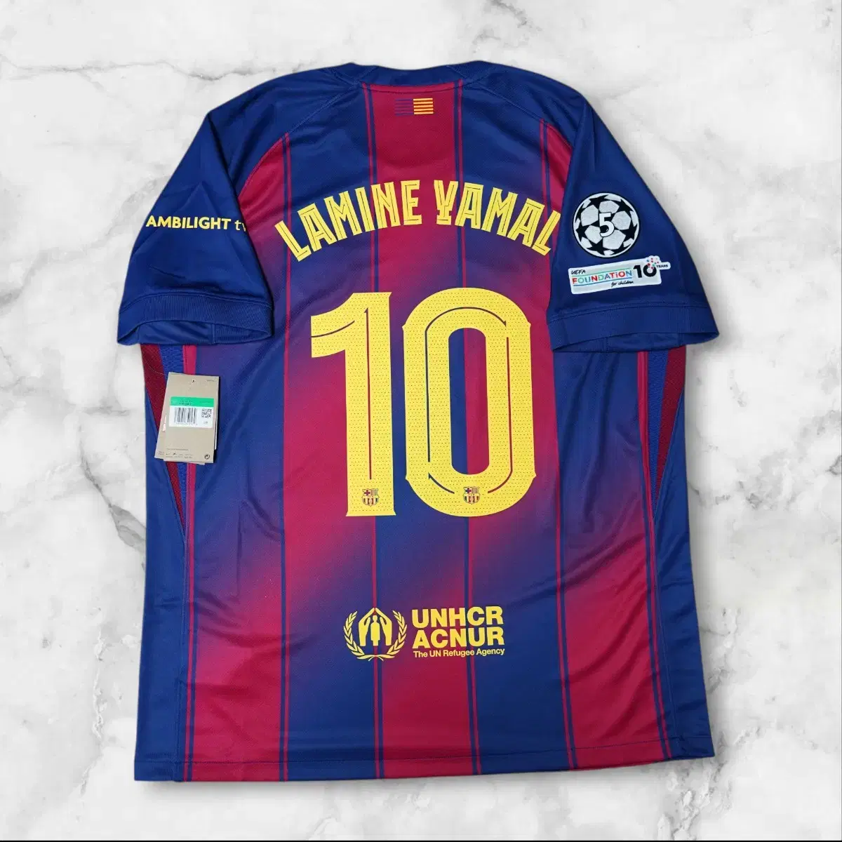 FCバルセロナ(オーセンティック L) LAMINE YAMAL 10番シャツ バルセロナ オーセンティック 25/26 Lamine Yamal 10番シャツ