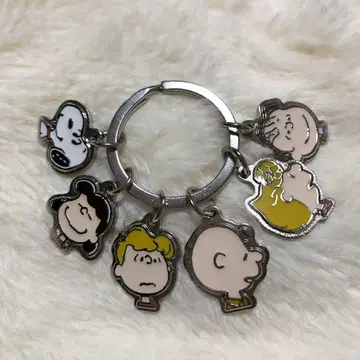 SNOOPY 스누피 6연 참 키링 키링