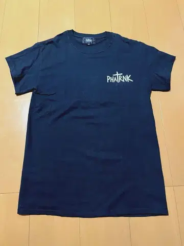 PHATRNK 로고 티셔츠 블랙