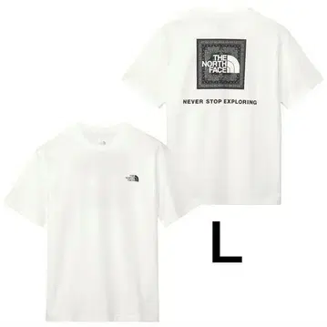 THE NORTH FACE 티셔츠 화이트 미사용 새상품 nt32446 L