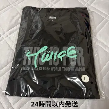 TWICE THIS IS FOR 팝업 티셔츠 BLACK L 미나