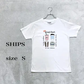SHIPS Great Rest 티셔츠 화이트 S 사이즈