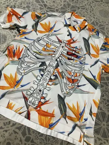 MAYO BIRD OF PARADISE BONE SHIRTS L 사이즈
