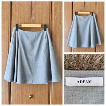 새상품급 ADEAM FOXEY Hanako Maeda 플리츠 스커트