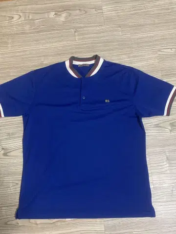 goCLASSE 파랑 피케 셔츠 L