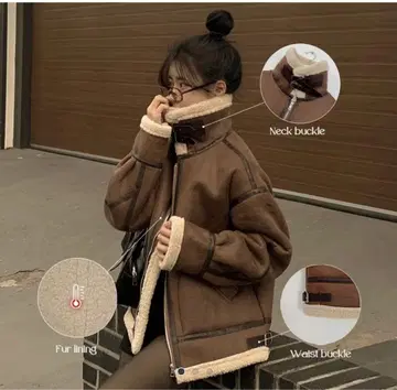 무스탕 자켓 한국