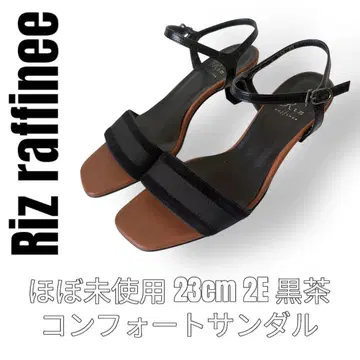 Riz raffinee 리즈라피네 23cm 2E 스트랩 샌들 블랙