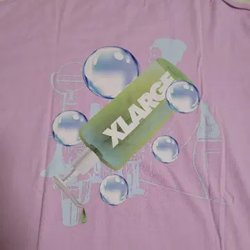 XLARGE 핑크 티셔츠 L 사이즈