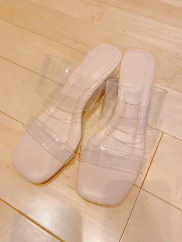 추천! 클리어 샌들 23.5cm 새상품 노브랜드