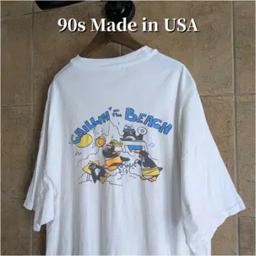 90년대 USA제 펭귄 GRIGG'S BEACH BASH 티셔츠