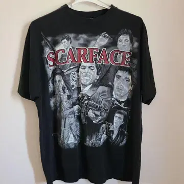 90년대 영화 SCARFACE 티셔츠 빈티지
