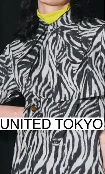 UNITEDTOKYO 제브라 패턴 셔츠