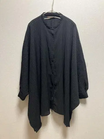 모듈레이션 시스루 셔츠
