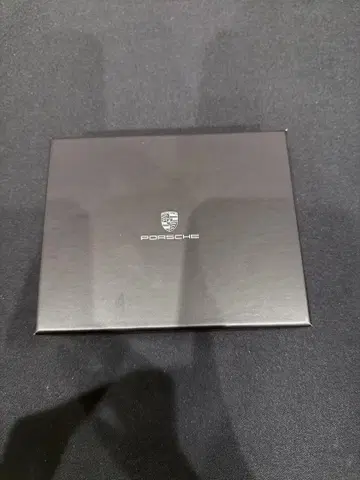 Porsche 접이식 지갑 블랙