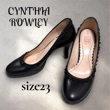 신시아 로리 CYNTHIA ROWLEY 힐 펌프스 블랙 23cm