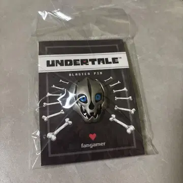 Undertale 가스터 블래스터 핀 배지