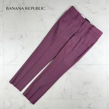 BANANA REPUBLIC 테이퍼드 팬츠 크림슨 사이즈 0*IC1288