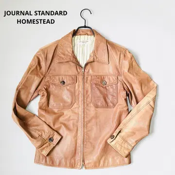 JOURNAL STANDARD HOMESTEAD 가죽 자켓 M~L