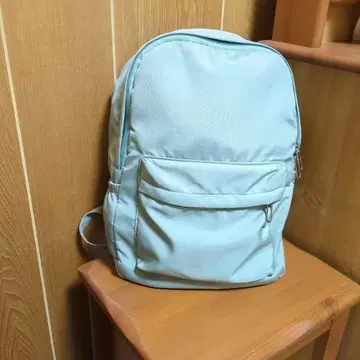 스카이블루 나일론 럭색/백팩