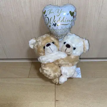 웨딩 벌룬 곰 봉제 인형