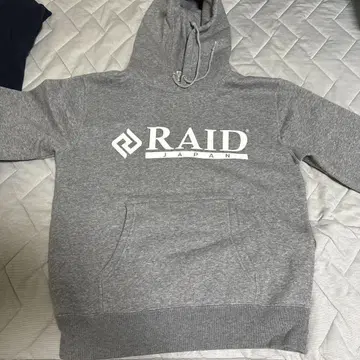 RAID JAPAN 그레이 후드티 M 사이즈