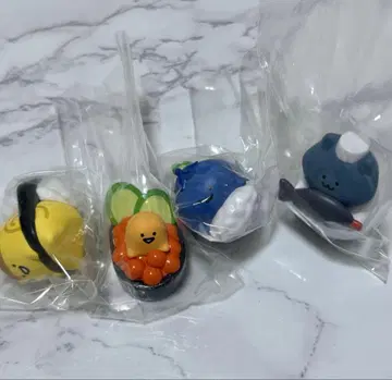 문구와 함께 마스코트 피규어 컬렉션 가챠