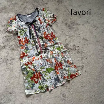 favori 원피스 보타니컬 원피스 올 패턴 원피스 무릎 기장 원피스