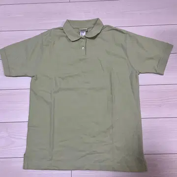 L.L.Bean 연한 녹색 피케 셔츠 M