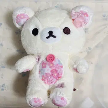 리락쿠마 스토어 한정판 모은 봉제 인형 벚꽃 시리즈 코리락쿠마