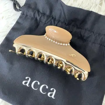 acca 아카 헤어 클립 L 베이지 뉴 콜라나