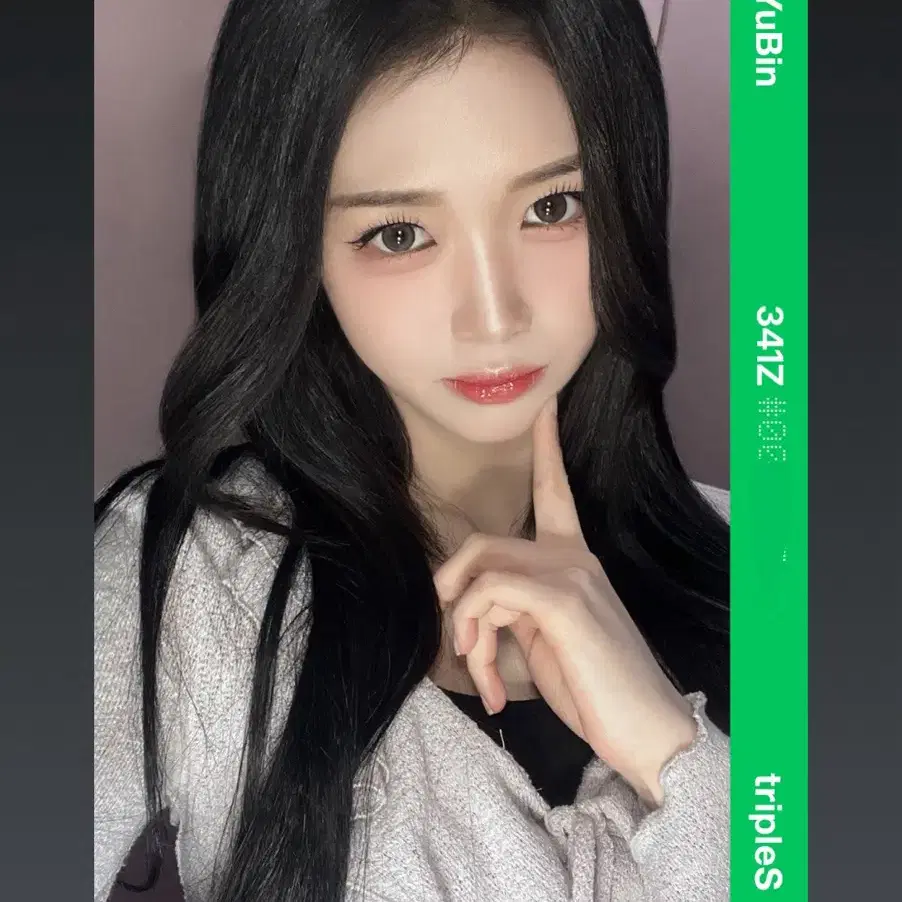 tripleS VV ポラロイド　チェキ　ユビン　yubin 유빈 ✨ #tripleS #트리플에스 #トリプルS #トリプルエス #トエス