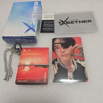 TXT 방탄소년단 TOGETHER 미니북 키링 AFTERGLOW