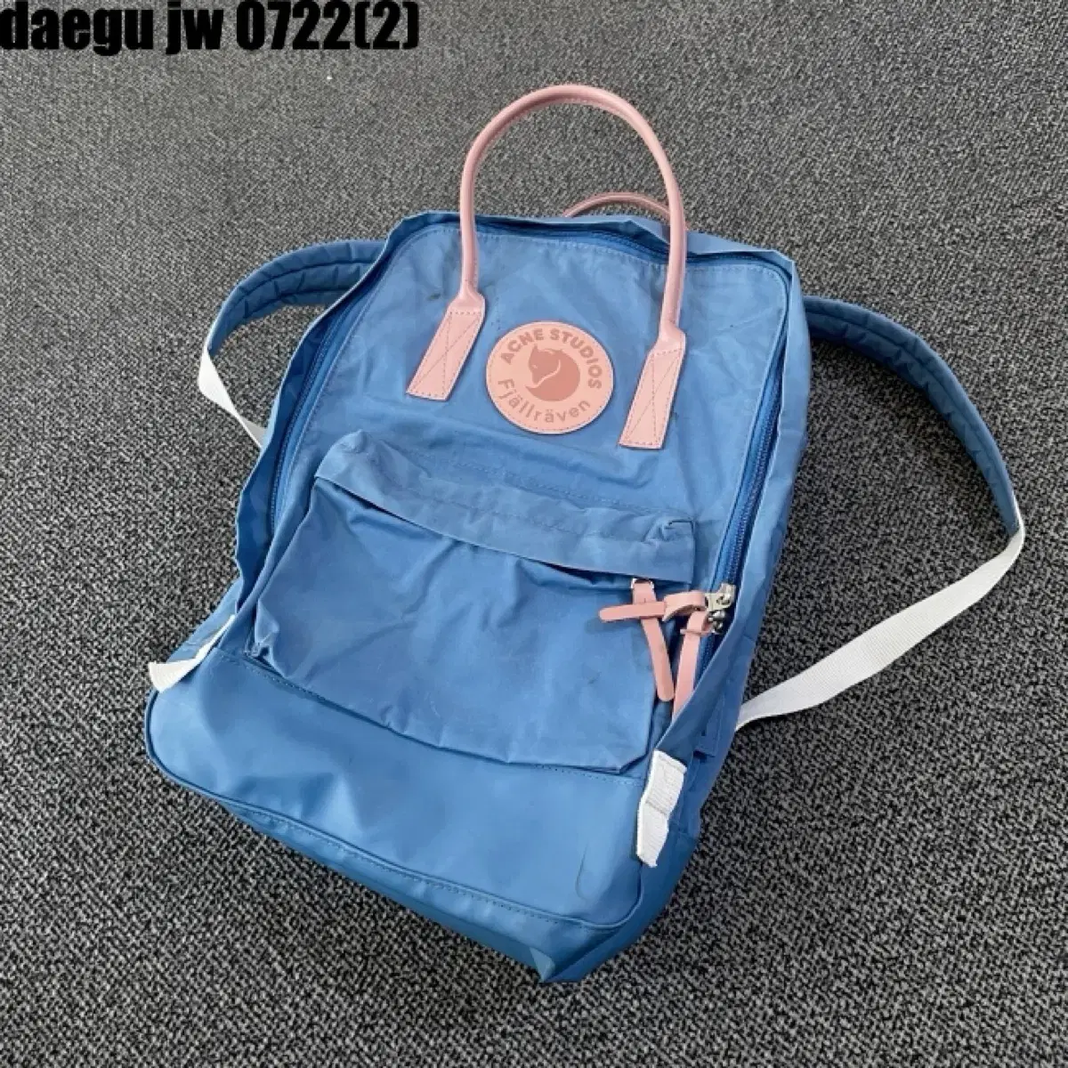 ENZO BLUES ♥ Double Logo Sporty Backpack / 追跡付 MUSINSA | ENZO BLUES Double Logo Sporty Backpack (Grey)
