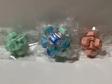 무한 카치카치 구형 육면체 키링 3개 세트