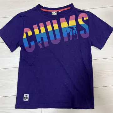 CHUMS 컬러풀 로고 티셔츠 XS 사이즈