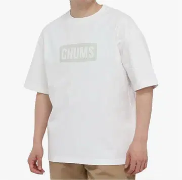 새상품 참스 CHUMS 반팔 티셔츠 Logo 헤비 웨이트 오버 사이즈