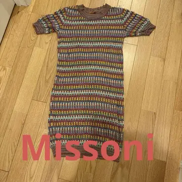 MISSONI 반팔 니트 원피스 42