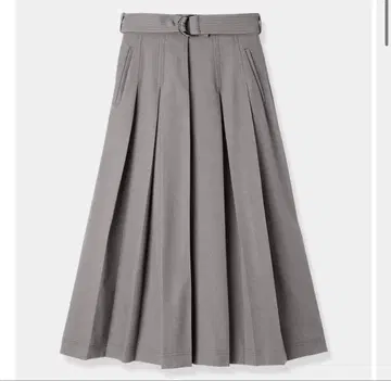 laube blanc 로브 블랑 Wide Pleats Skirt