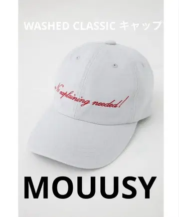 MOUUSY WASHED CLASSIC 캡 새상품