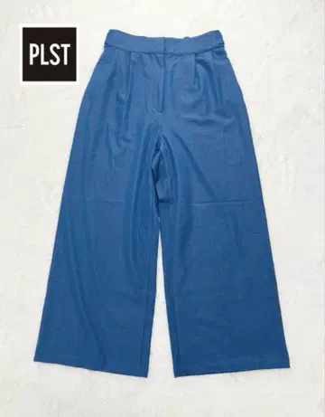 PLST 플라스테 샴브레이 와이드 팬츠