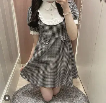 evelyn 반팔 원피스