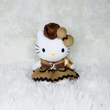 레어 산리오 키티 카우보이 마스코트 봉제 인형